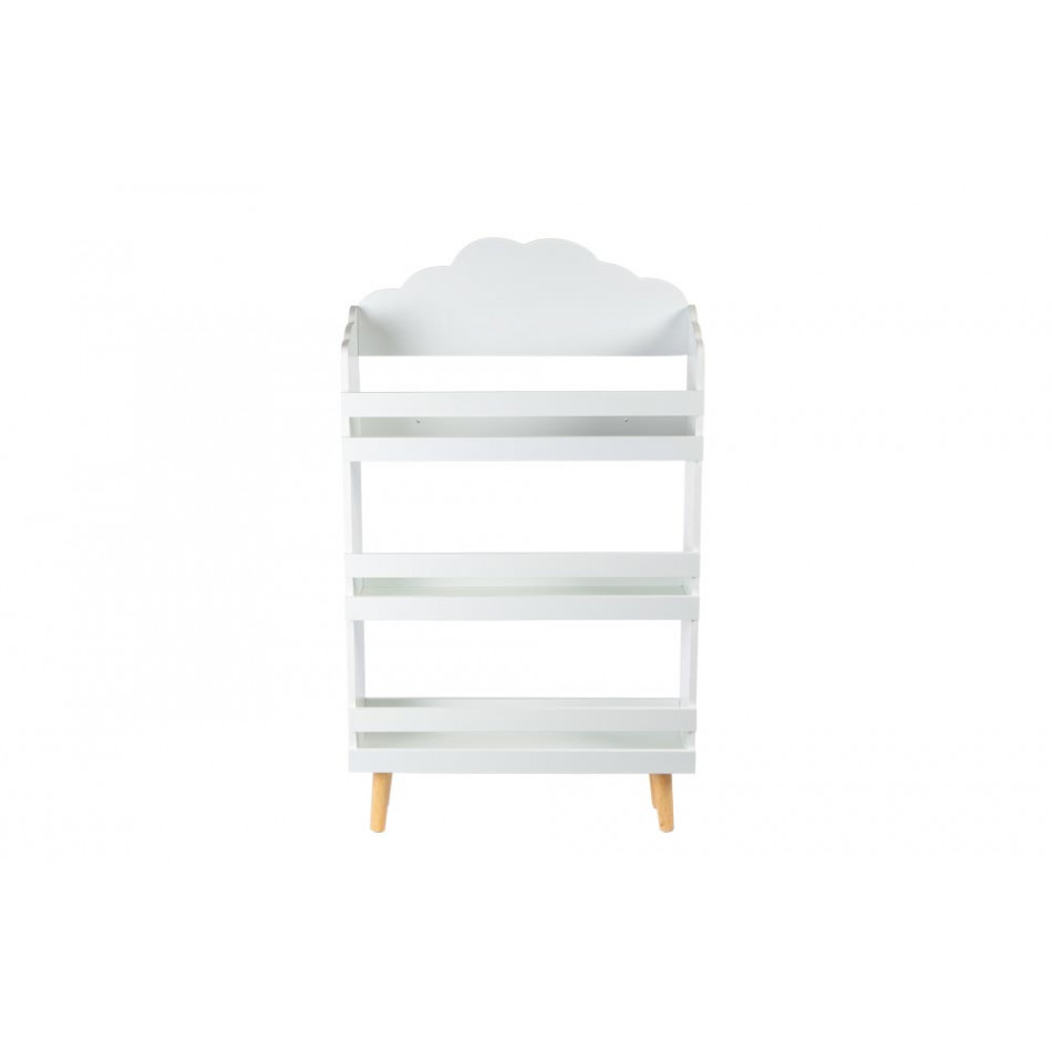 Kнижный шкаф Cloud, белый, 58x100x18cm
