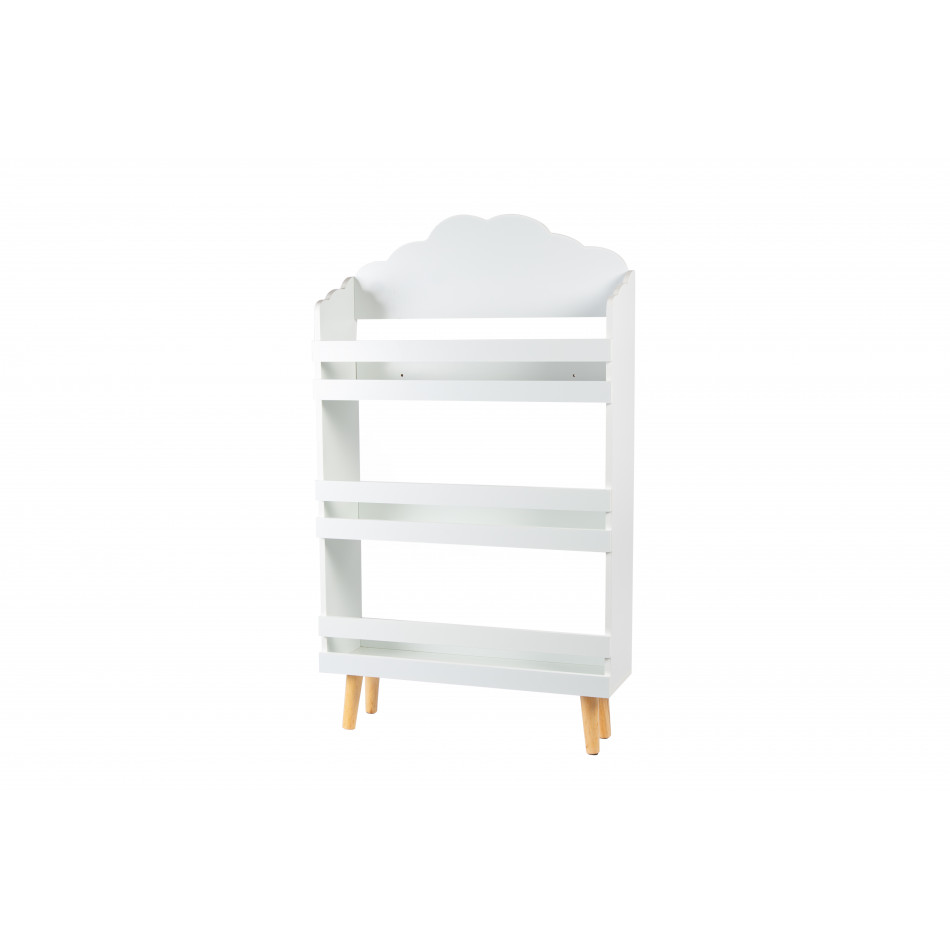 Bookcase Cloud, white, 58x100x18cm