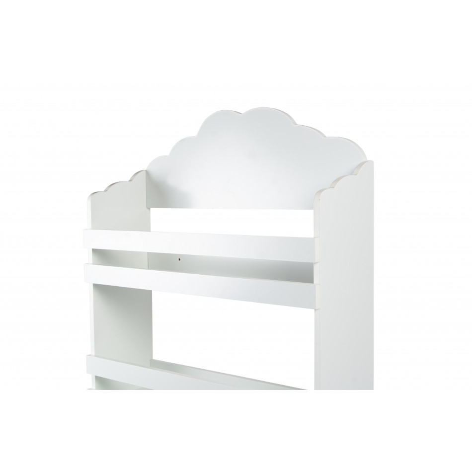 Bookcase Cloud, white, 58x100x18cm