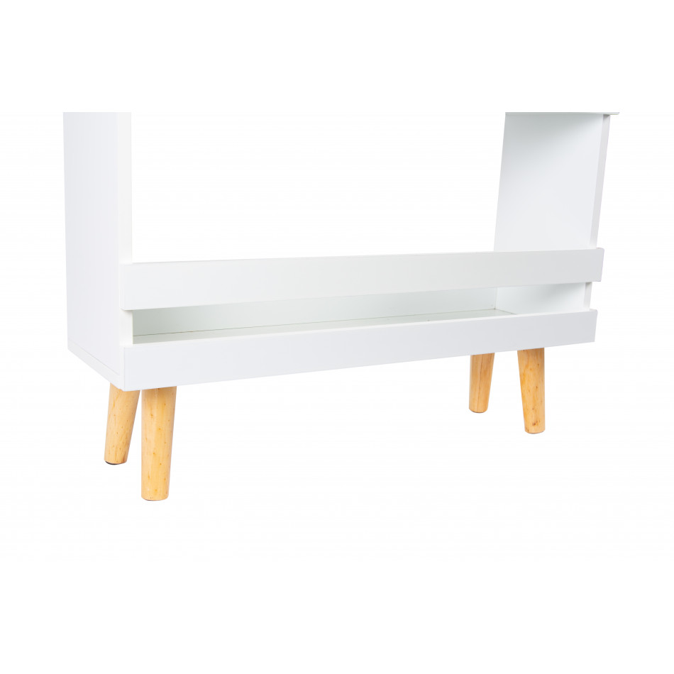 Bookcase Cloud, white, 58x100x18cm