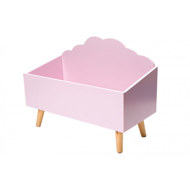 Glabāšanas kaste Cloud, rozā krāsā, 58x45x28cm