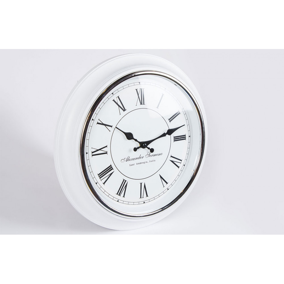 Настенные часы Yella, цвет белый, D40cm