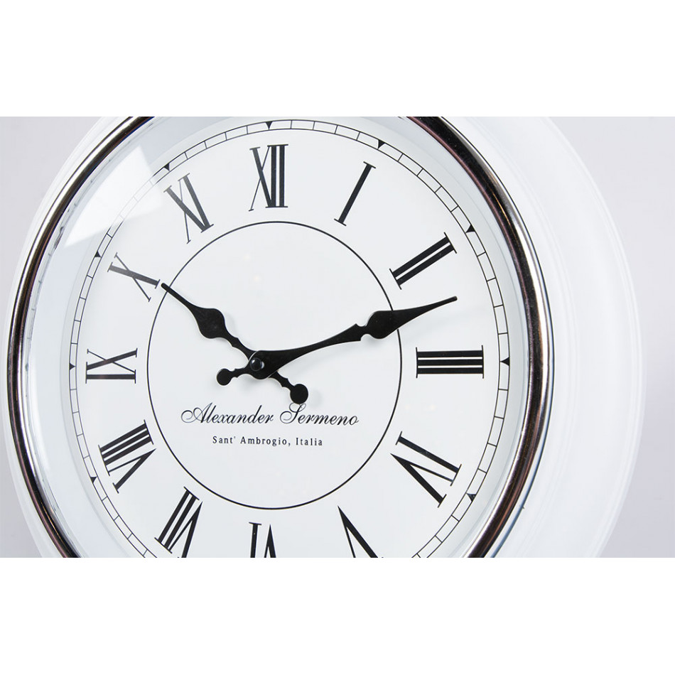 Настенные часы Yella, цвет белый, D40cm