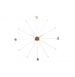 Настенные часы Like Umbrella,  розовое золото, D100x6cm