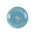 Kafijas krūze ar apakštasi Swirl Blue, H7.5x15.2cm