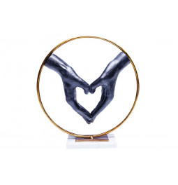 Декоративная фигура  Heart Hand, D33x10.5cm