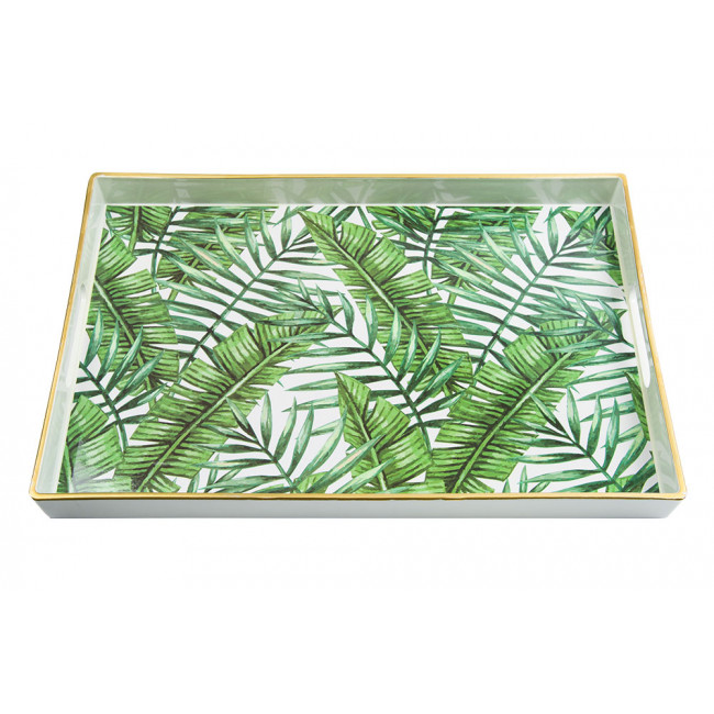 Tray Green L, 45.5x29.5x4.2cm
