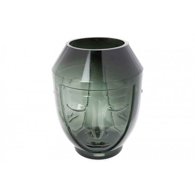 Vase Face, glass, D17x23cm