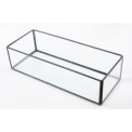 Box Cube, metal/glass, 25x10x6.5cm
