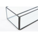 Box Cube, metal/glass, 25x10x6.5cm