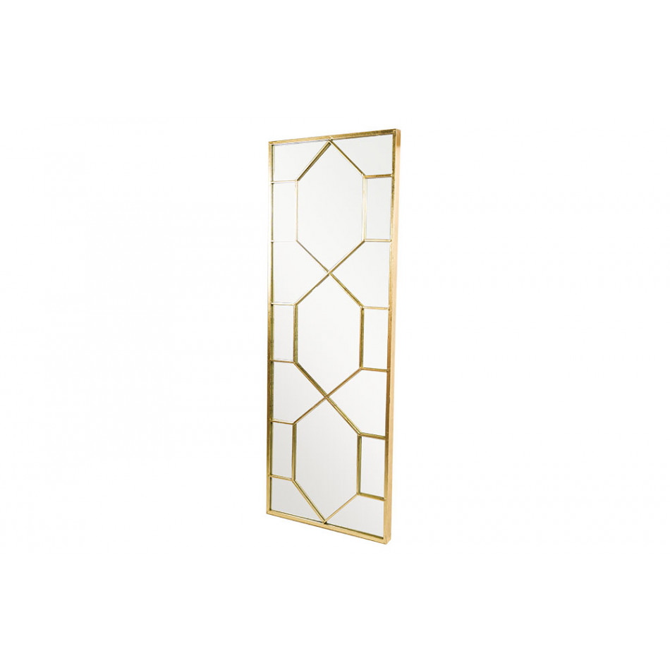 Wall mirror Bellver, golden, 50x3.5x138cm
