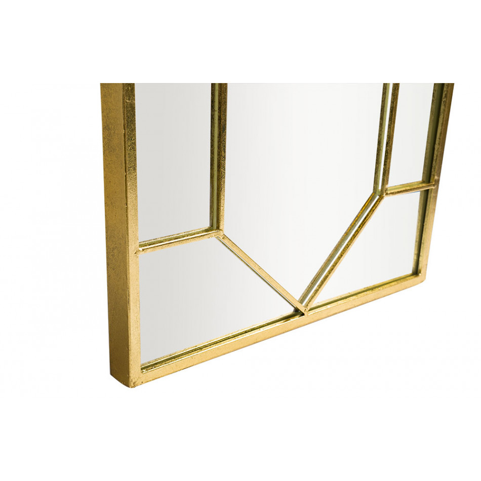 Sienas spogulis Bellver, zelta krāsā, 50x3.5x138cm