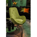 Armchair Dalton, light green, 104x74x86cm, seat height 45cm