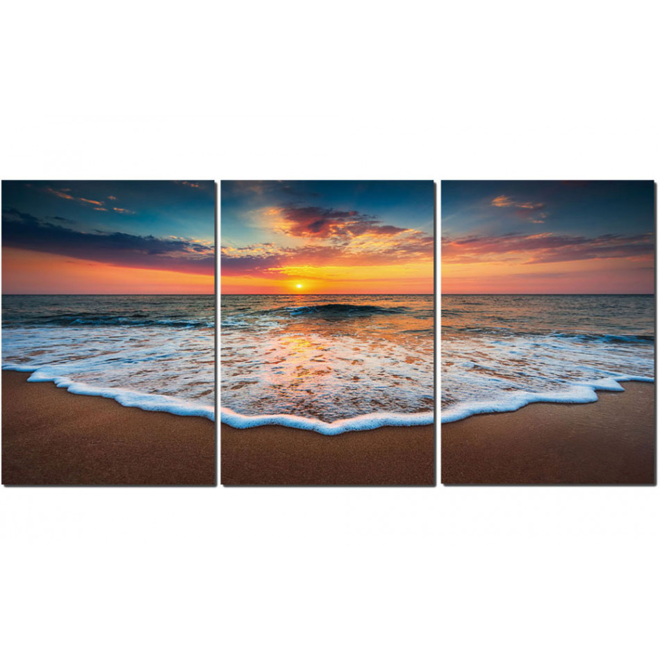 Настенный декор Wave, каждый 3x 70x100cm, 210x100cm