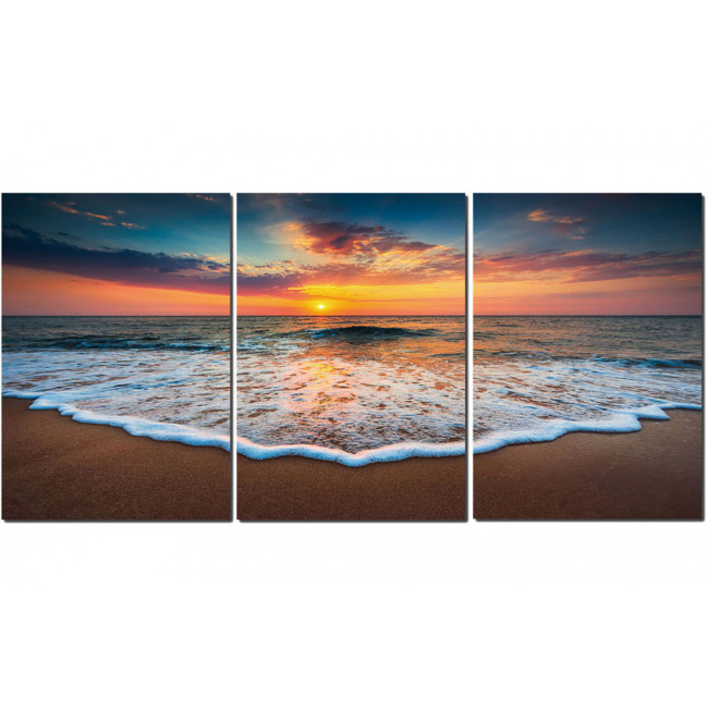 Настенный декор Wave, каждый 3x 70x100cm, 210x100cm