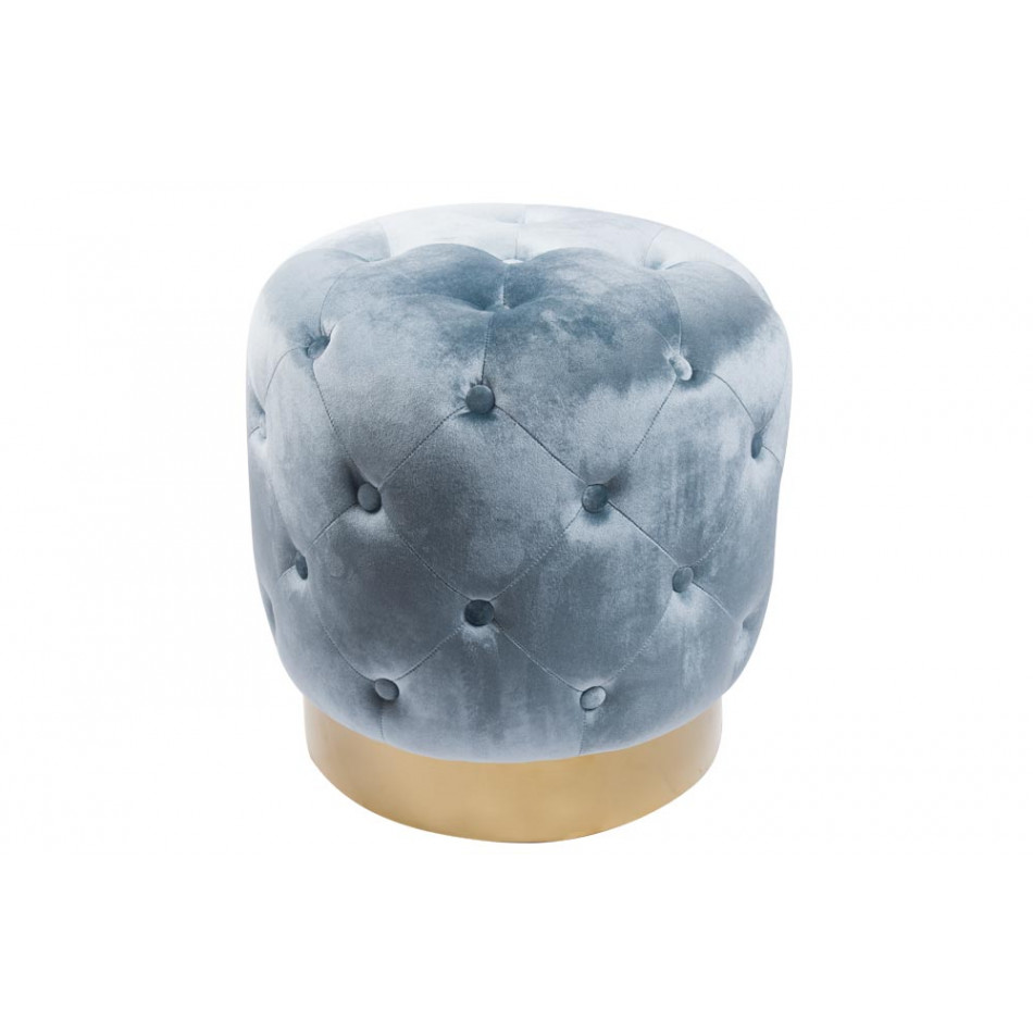 Stool Norma, light blue, D44 x44cm