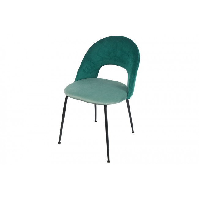 Pusdienu krēsls Toby, piparmētru/zaļš,  H79x52x44cm, sēdvirsmas augstums 47cm