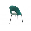 Pusdienu krēsls Toby, piparmētru/zaļš,  H79x52x44cm, sēdvirsmas augstums 47cm