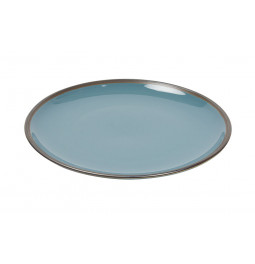 Dinner plate Saint Laurent, blue colour, D27cm