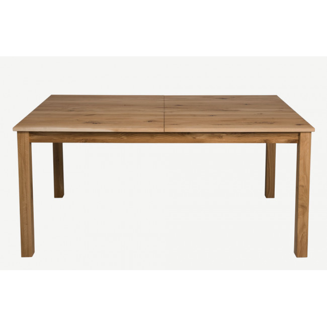 Обеденный стол Linz, древесина из дуба, раздвижной, 160-200x95cm H74cm