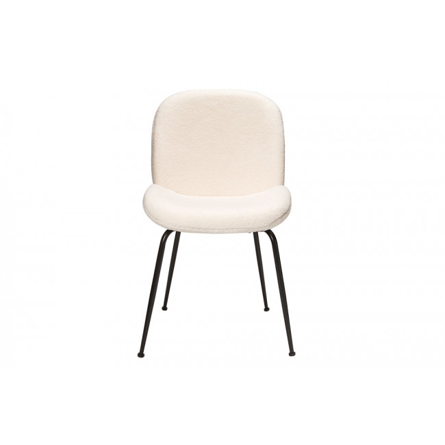 Pusdienu krēsls Troja, krēma krāsā, 58x46x88cm, sēdvirsmas augstums 47cm