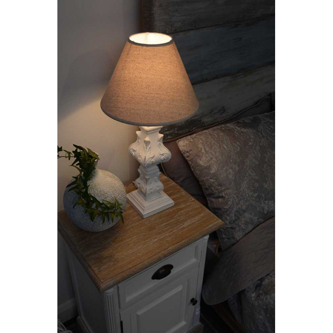 Galda lampa Mireille, H-50cm, Ø-30cm, E14 40W