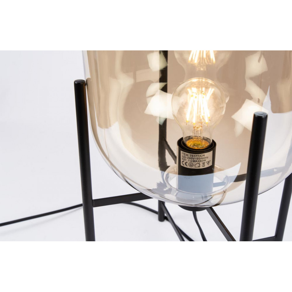 Galda lampa Roven, 25x25x45cm, E27 60W