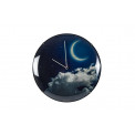 Sienas pulkstenis New Moon Dome, stikls, D35cm