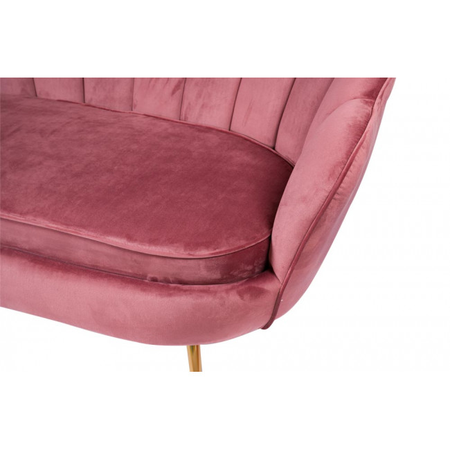 Кресло для отдыха Shell, 2-х местный, розовый,H85x129x85cm, высота сиденья 43cm