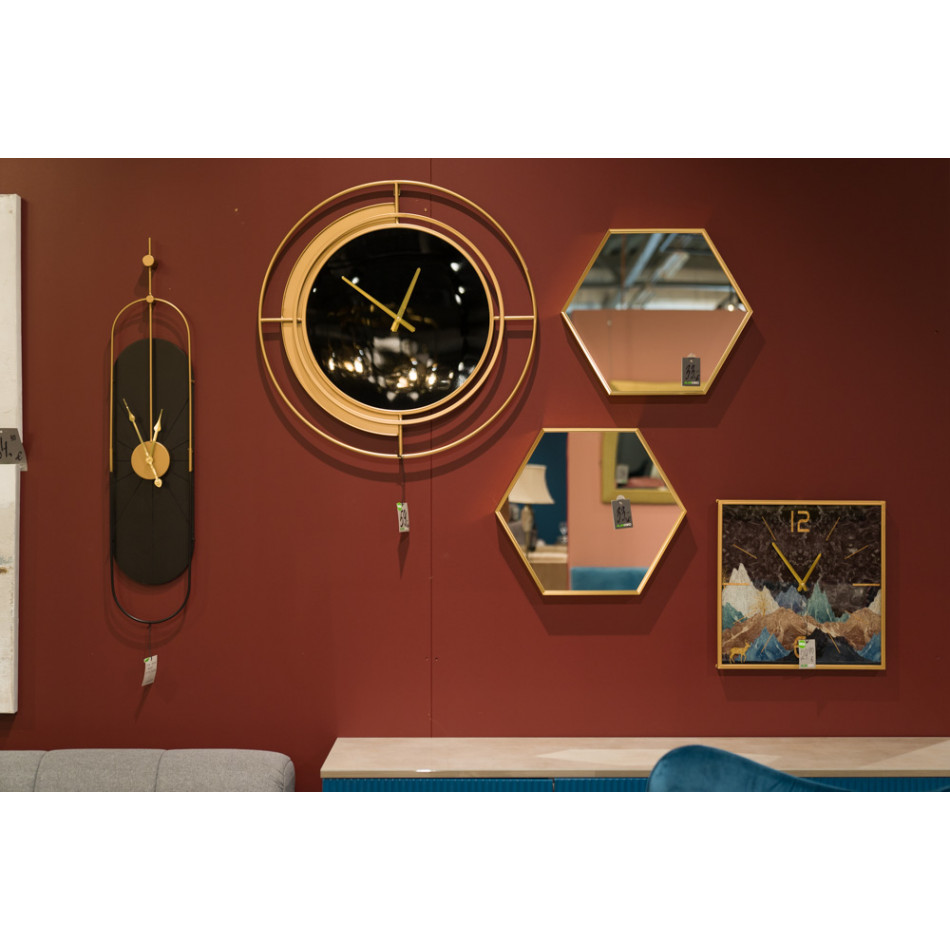 Wall clock Moore, 20x93.5x4.5cm