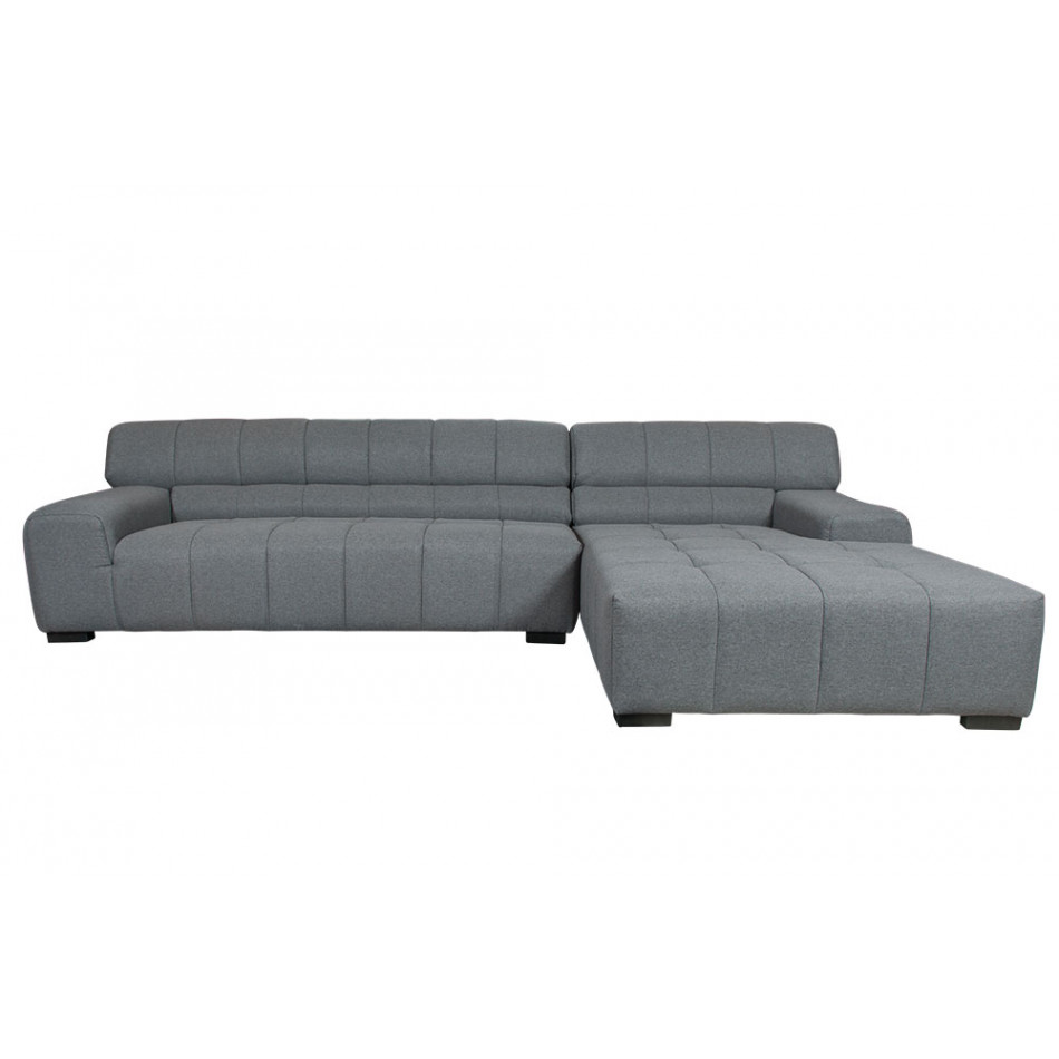 Угловой диван Dassendorf II, серый цвет, 315x181x78.5см 