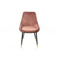 Krēsls Santana, rozā, H-86x56x56cm, sēdvirsma H-46cm
