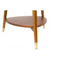 Столик Wally, шпон ореха, 36x36x48cm
