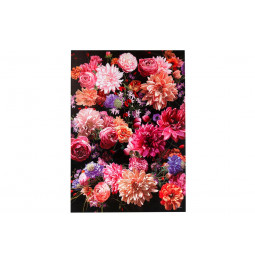 Wall Glass Touched Flower Bouquet, 200x140cm