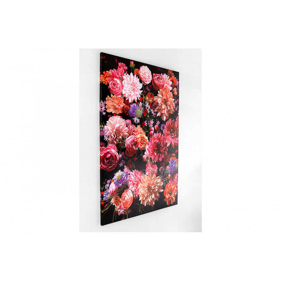 Стеклянная картина Touched Flower Bouquet, 200x140см 