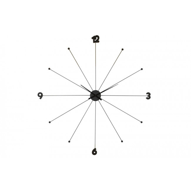Sienas pulkstenis Like Umbrella Black, Ø-100cm