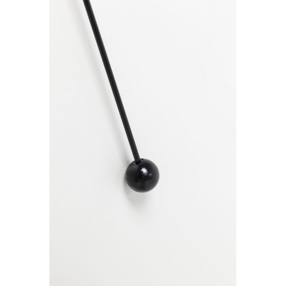 Wall clock Like Umbrella Black, Ø-100cm