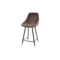 Барный стул Solero, кофейный цвет, H-98x54x54см, сиденье H-68см