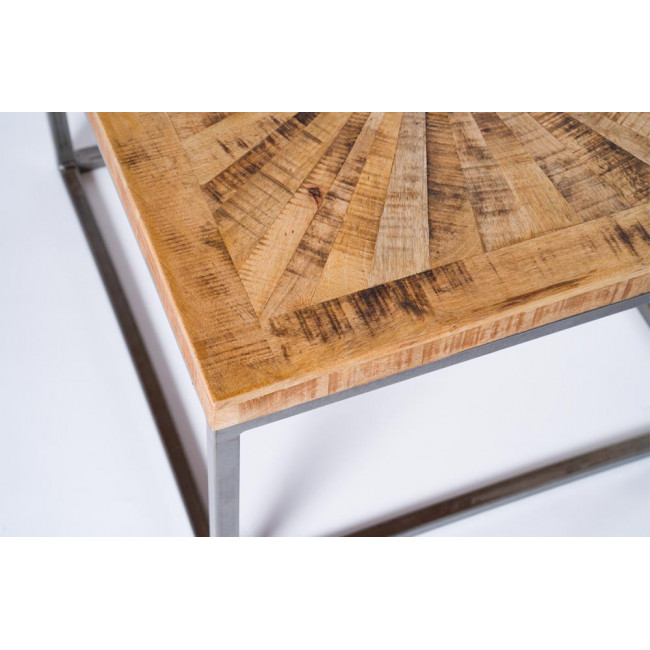 Журнальный столик Sole, дерево манго, 55x55x40cm