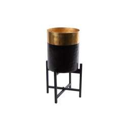 Цветочный горшок Nizzi L, алюминий, H31 D15см