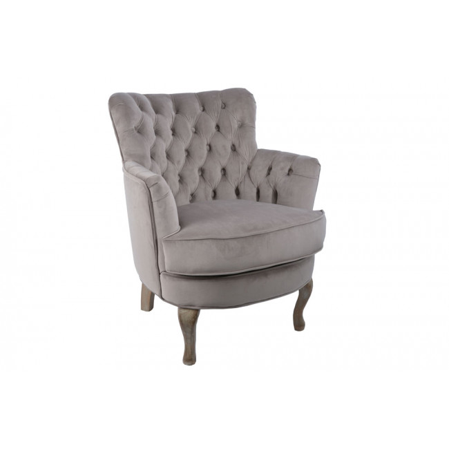 Accent chair Rockfort, taupe, 53x70x74.5cm, seat height 44cm