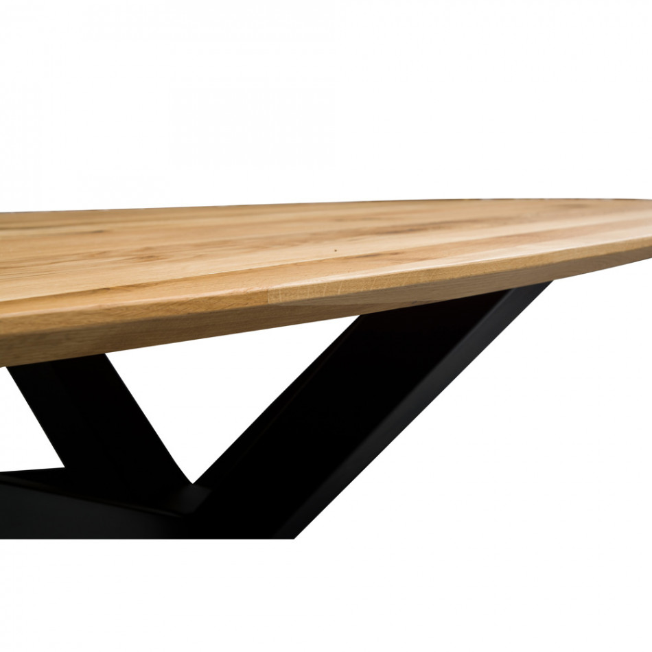 Pusdienu galds Foggia, ovāls L200cm