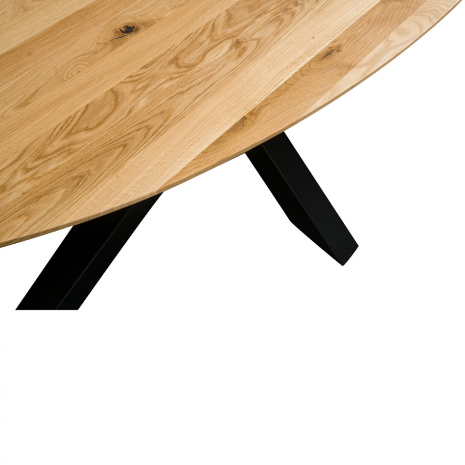 Pusdienu galds Foggia, ovāls L200cm