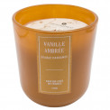 Glass candle, vanilla, 170g, D 8.5, H8.5cm
