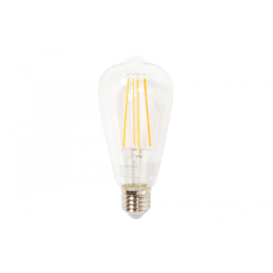 Decorative bulb DIMM, clear, 6W E27, D6.4x14.6cm