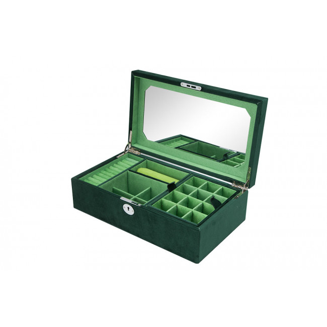 Rotaslietu kaste, tumši zaļa/zaļa, 35x20x10.5cm
