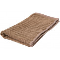Bamboo towel Stripe, 30x50cm, warm taupe colour, 550g/m2