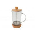 Coffee maker with bamboo lid 600ml