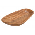 Decorative bowl Tumra S, acacia brown,  H4cm