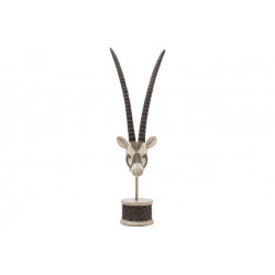 Deco object Antelope Head Pearls, H79x43x18cm